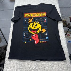 Pac-Man Black T-Shirt, size large